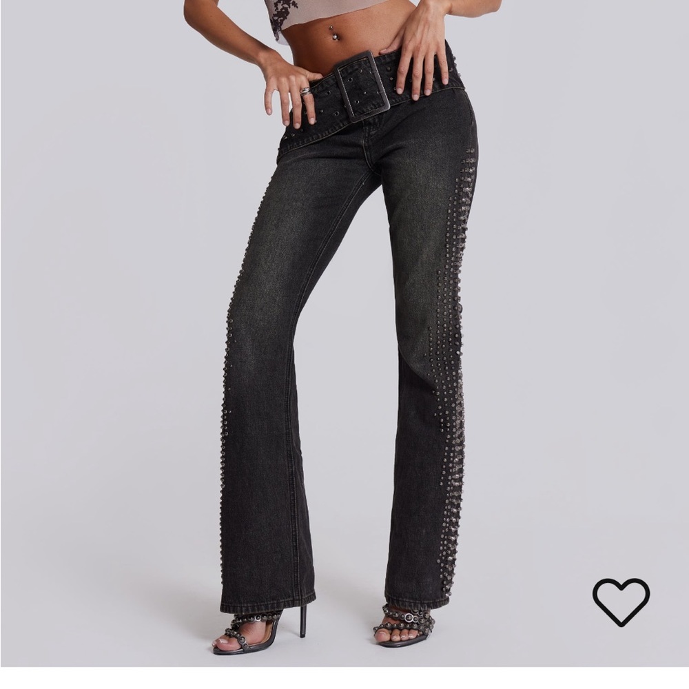 Jaded London studded denim jeans brand new
